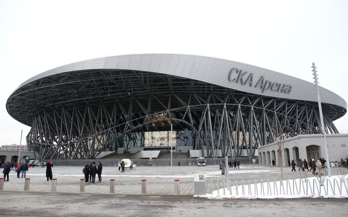 «СКА Арена» в Санкт-Петербурге, где «Шанхайские драконы» проводят домашние матчи